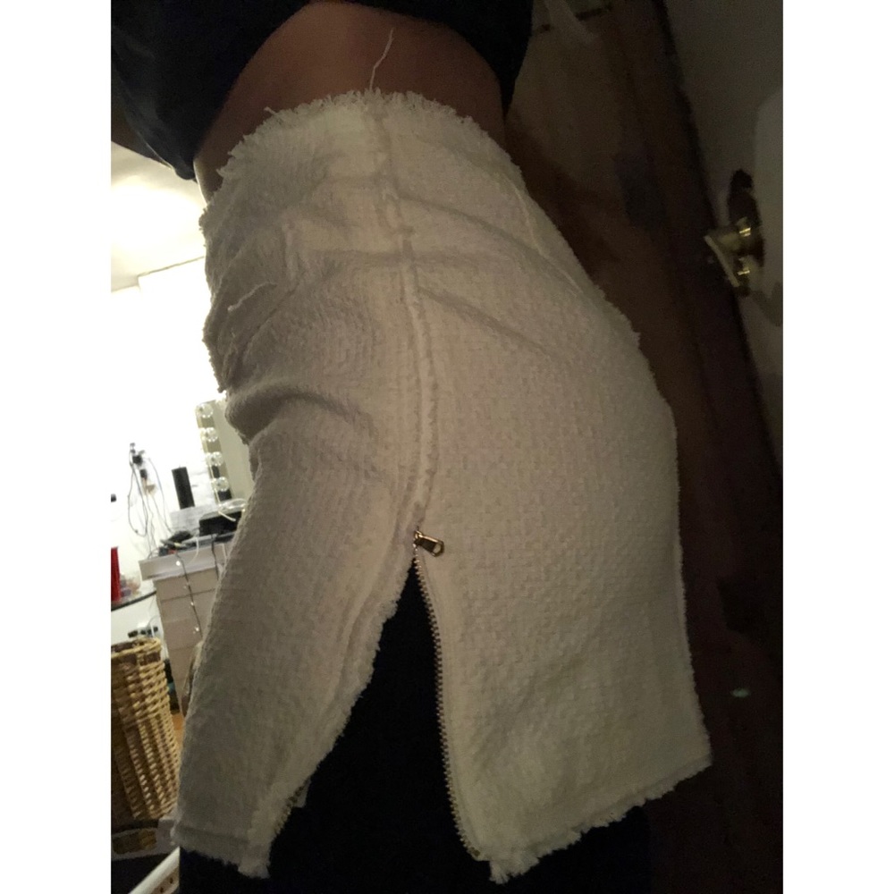 Zara White Skirt
